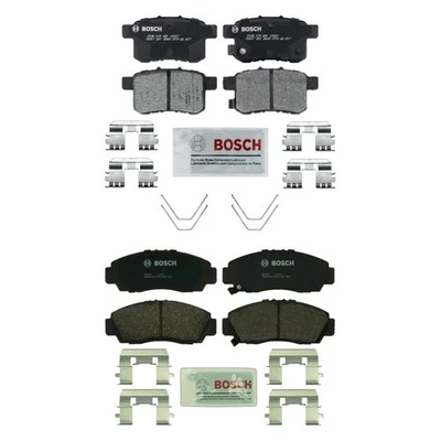 For Acura TSX 09-11 QuietCast Premium Ceramic Front & Rear Disc Brake Pad Set - Изображение 1 из 2