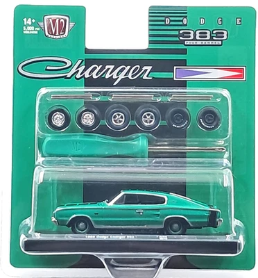 2025 M2 O'Reilly Exclusive 1966 Dodge Charger Wheel Swap Scat Pack 1/5000 NEW! - Image 1 of 4
