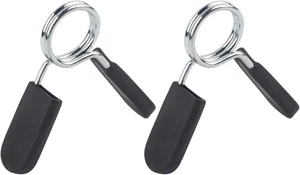 2PCS Spring Collar Clips, 25mm/1 Inch Weight Bar Spring Clips Olympic Barbell - Picture 1 of 9
