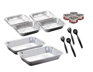 Sterno Buffet Refill Kit Disposable Chafing Set - Picture 1 of 2