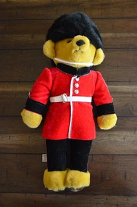 Patriotic Merrythought Teddy Bear Queen's Guard England Windsor Castle Vintage - Picture 1 of 2