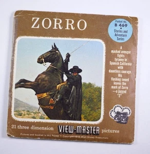View-Master Zorro- 3 reel packet B469 - Picture 1 of 4