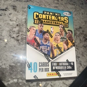 2017-18 Panini CONTENDERS NBA Basketball Blaster Box SEALED ~ 1 AUTO OR MEM - Bild 1 von 3