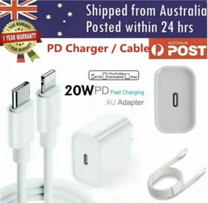 USB Type-C Wall Adapter Fast Charger 20W PD Power For iPhone Android iPad - Picture 1 of 11