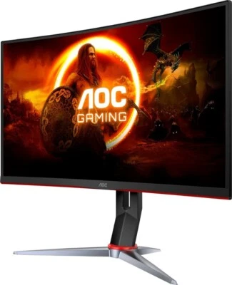 *NEW* AOC G2 Series C27G2 27" LED Curved FHD Premium Gaming Monitor  165Hz 1ms - Image 1 of 4