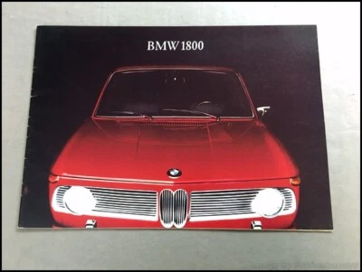 1966 BMW 1800 20-page Vintage Car Sales Brochure Catalog Foto 1 de 4