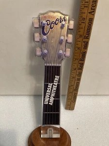 ORIGINAL COORS UNIVERSAL AMPHITHEATRE ELECTRIC GUITAR draft beer tap handle. USA - Picture 1 of 20