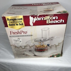 Hamilton Beach Bowl Scraper Food Processor 8 Cup 425 Watts White 70660. New - Picture 1 of 7