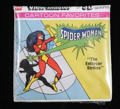 SPIDER WOMAN View-Master 3 Reel Packet L7 - 1980 ABC TV Series NEW UNOPENED - Image 1 of 4