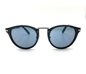 Gafas de sol Persol Typewriter Edition PO3108S 95/56 negro/azul claro lente 49 mm - Imagen 1 de 7