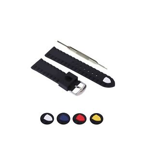 24mm Silicone Rubber Watch Strap Band Fits For Scuderia Ferrari XX W/ Tool