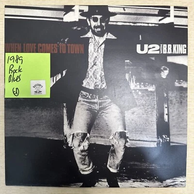 U2 with B.B.KING - WHEN LOVE COMES TO TOWN 12” Vinyl Record Single VG+ - Image 1 of 4