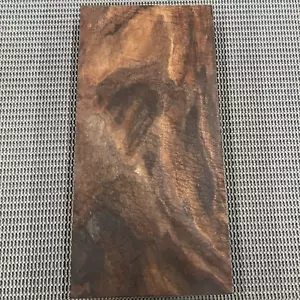 CW302 Rare Marble Cake Claro Walnut Micro Curl Billet Carving Craft 12.75" - Picture 1 of 16