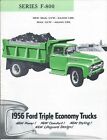 Brochure camion - Ford - Série F-800 - 1956 (T3012)