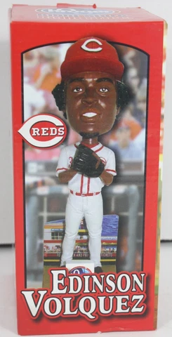 Edinson Volquez Cincinnati Reds Bobblehead 2009 New in Box Cover