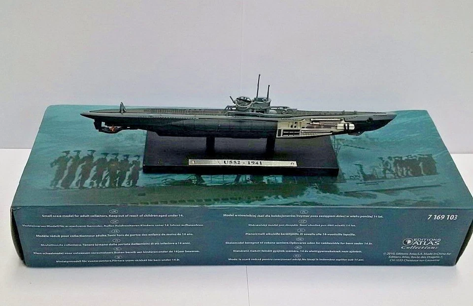 SOTTOMARINO SUBMARINES U552 - 1941  ATLAS 7 169 103 scala 1350 - Immagine 1 di 1