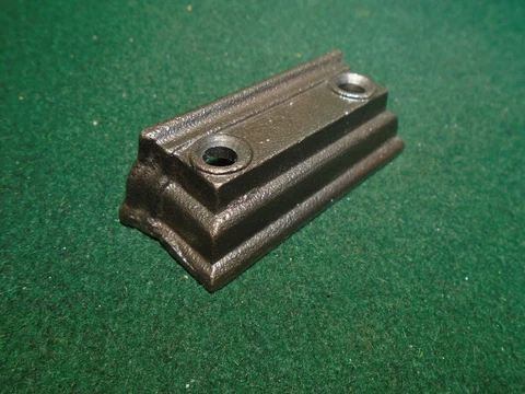 2 5/8" CAST IRON STEPPED & TAPERED KEEPER for RIM LOCKS - REPRODUCTION - (33139) Cover