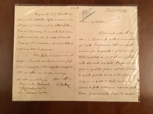 Lettera autografa di Urbano Rattazzi detto Urbanino - Picture 1 of 1