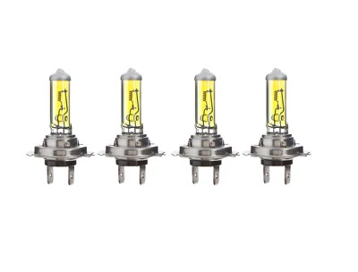 4 x H7 55W 12V Aqua Golden Vision Gelb Scheinwerfer Halogen Lampe Yellow - Bild 1 von 4