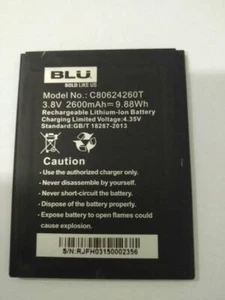 C80624260T Oryginalna bateria 2600mAh 3,8V do BLU STUDIO X PLUS D770U - Zdjęcie 1 z 2