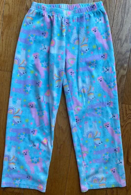 Pantalones de pijama The Childrens Place niños talla MEDIANA (M) llamas y arco iris 🌈 Foto 1 de 4