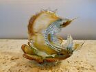 Vintage Murano Art Glass Sword Fish or Marlin Figurine Ashtray/Decor Piece EXC