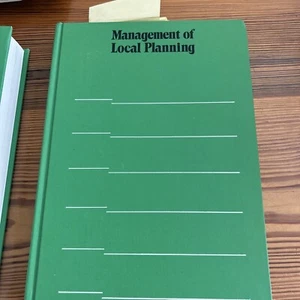 Management of Local Planning David Slater Vintage Textbook 1984 - Picture 1 of 5