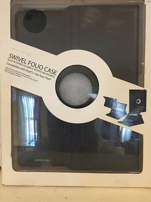 360 Degree Rotating Leather Swivel Stand Case Cover For Apple iPad 2 / 3 / 4 - Image 1 of 4