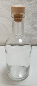 Glas Schnaps Dekanter mit Stopper klein 375 ml 12,5 Unzen  7,75" H - Bild 1 von 6