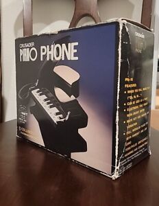 Vintage Crusader Piano Phone PN-10  (Black) | Very Good Condition!