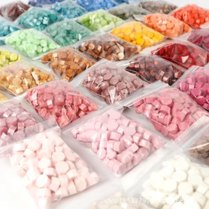 100 pcs Sealing Wax Beads For DIY Seal Stamp Wedding Envelope Invitation Cards - Picture 1 of 60