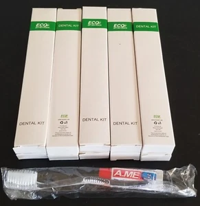 10 NUEVOS kits de viaje desechables pasta de dientes senderismo camping aerolínea TSA - Imagen 1 de 3