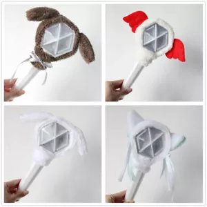 Kpop EXO Light Stick Peluche Copritesta Baekhyun Sehun DO Carino Fascia Lightstick - Foto 1 di 26