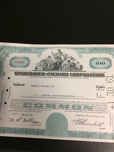GENERAL MOTORS & STUDEBAKER-PACKARD SHARES.  MUSS ZUSAMMEN VERKAUFT WERDEN. - Bild 1 von 6