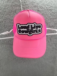Sombrero de camionero rosa larga vida para vaqueras - Imagen 1 de 3