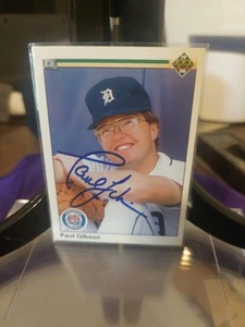 1990 Upper Deck -signed Paul Gibson #496 Auto - Picture 1 of 7