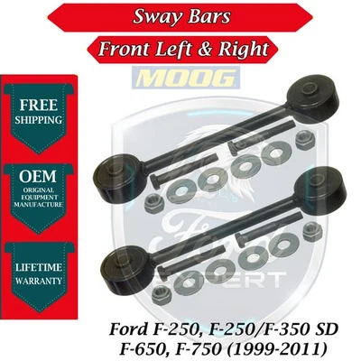 Barras estabilizadoras delanteras MOOG OEM para Ford 1999-2011 garantía de por vida Foto 1 de 4