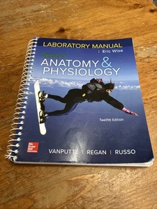 Spiral Bound ~ Seeley's Anatomy and Physiology ~ 12th Ed. ~ Laboratory Manual - Imagen 1 de 19