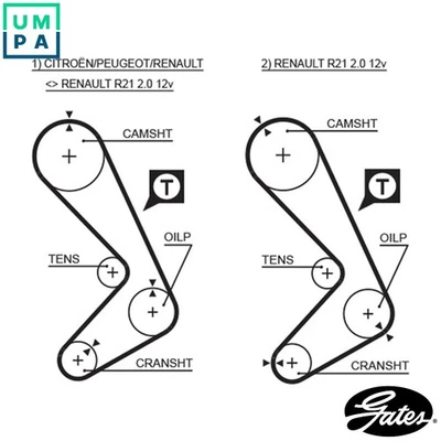 TIMING BELT 5058XS FOR RENAULT MASTER/Bus/Platform/Chassis/Van 25 TRAFIC/Rodeo - Image 1 of 4