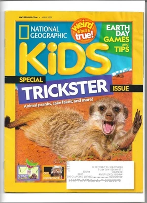 National Geographic Kids Magazine April 2021 - Special Trickster Issue - Image 1 of 2