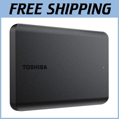 Sleek 2TB Portable Hard Drive USB 3.0 - Canvio Basics Series - Image 1 of 4