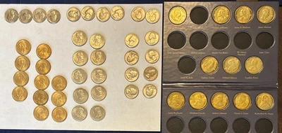 Lot of 34 Presidential Sacajawea Susan Dollar Coins As Pictured Plus Bi Quarters - Image 1 of 4