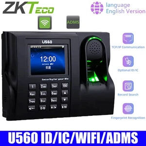 ZKTeco U560 ID/IC/Wifi/ADMS Biométrico Huella Dactilar Reloj Terminal de Asistencia - Imagen 1 de 10