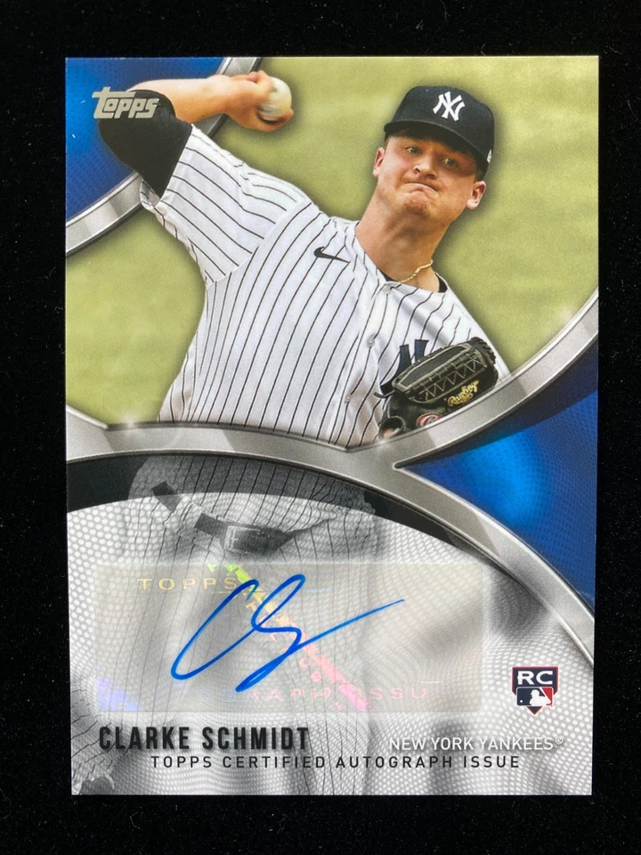 2021 Topps Japan Edition CLARKE SCHMIDT Rookie #TJA-CS AUTO #/200 Yankees RC SP - Image 1 of 3