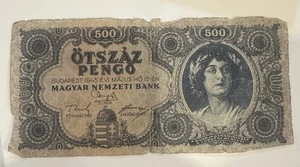 1945 Banknote Ungarn (Königreich) 500 Pengo - Bild 1 von 9
