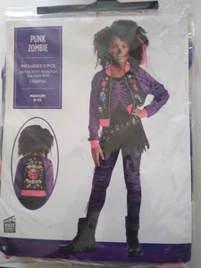 Punk Zombie Costume child size medium 8-10 2 piece. Seee pics for details - Picture 1 of 2