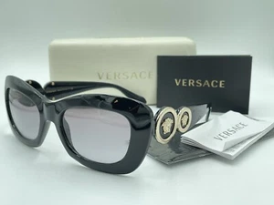 Occhiali da sole VERSACE MOD.4328 GB1/11 MEDUSA 96 NERO/ORO AUTENTICI VE4328 ITALIA - Foto 1 di 11