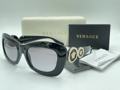 Gafas de sol VERSACE MOD.4328 GB1/11 MEDUSA 96 NEGRAS/DORADAS AUTÉNTICAS VE4328 ITALIA Foto 1 de 4