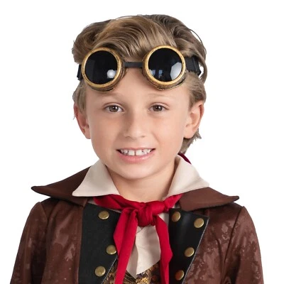 Dress Up America Steampunk Goggles for Kids - Vintage Victorian Gothic Glasses - Image 1 of 3