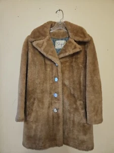 Vintage 60er - 70er Jahre Sharpee Sharpe Minneapolis Damen Mantel braun Größe L - Bild 1 von 9